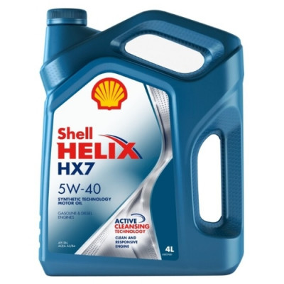 Масло моторное Shell Helix HX7 SAE 5W-40 (4л)
