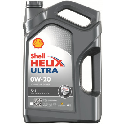 Масло моторное Shell Helix Ultra SAE 0W-20 (4л)