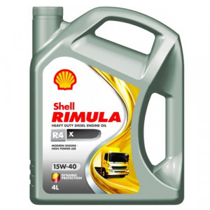 Масло моторное Shell Rimula R4 X SAE 15W-40 (4л) купить в Челябинске