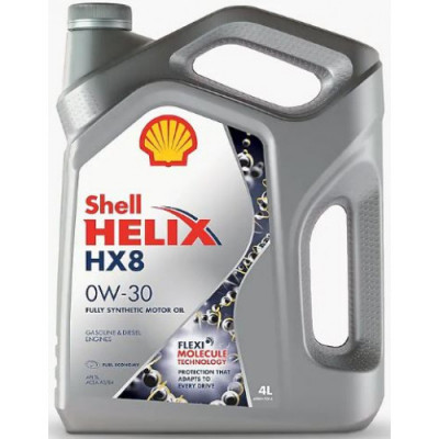 Масло моторное Shell Helix HX8 SAE 0W-30 (4л)