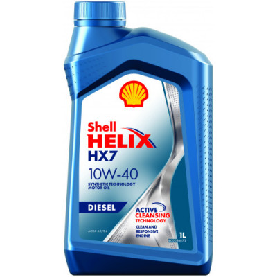 Масло моторное Shell Helix HX7 Diesel SAE 10W-40 (1л)