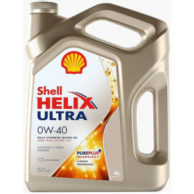 Масло моторное Shell Helix Ultra SAE 0W-40 (4л)