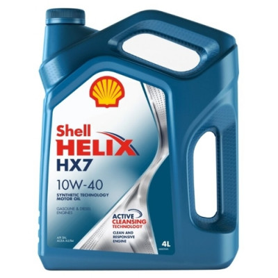 Масло моторное Shell Helix HX7 SAE 10W-40 (4л)