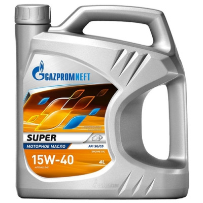 Масло моторное Gazpromneft Super SAE 15W-40 (4л)