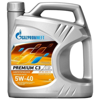 Масло моторное Gazpromneft Premium С3 SAE 5W-40 (4л)