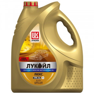 Масло моторное Лукойл люкс SAE 10W-40 SL/CF полусинтетическое (5л) купить в Челябинске