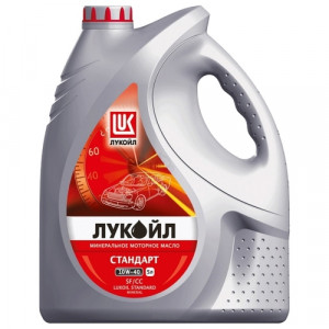 Масло моторное Лукойл стандарт SAE 10W-40 SF/CC минеральное (5л) купить в Челябинске