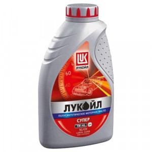 Масло моторное Лукойл супер SAE 5W-40 SG/CD полусинтетическое (1л) купить в Челябинске