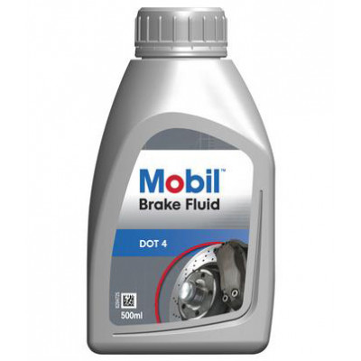 Жидкость тормозная Mobil Brake Fluid universal DOT 4 (DOT 3) (0,5л)
