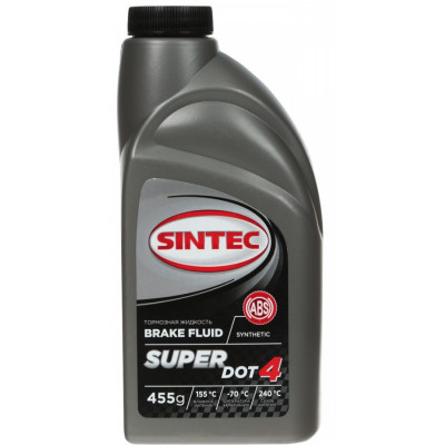 Жидкость тормозная Sintec Super Dот-4 (455г)